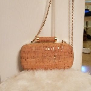 INC cork dress bag